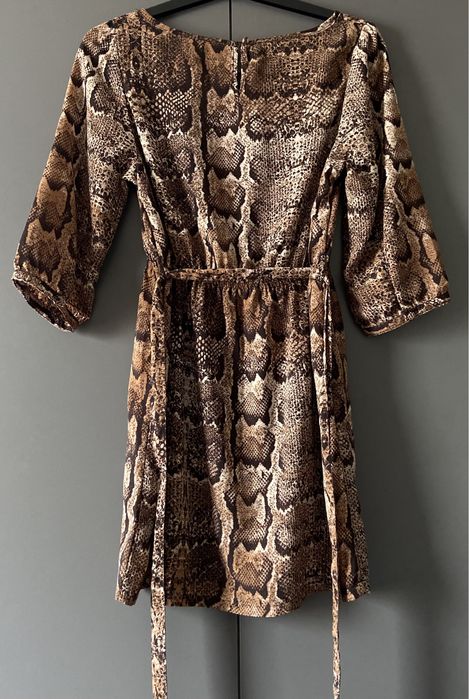 Sukienka ze wzorkiem węża H&M S 36/6 165/84A