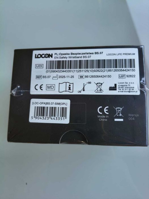 Opaska LOCON WATCH Lite BS.07 Nowa Zafoliowana