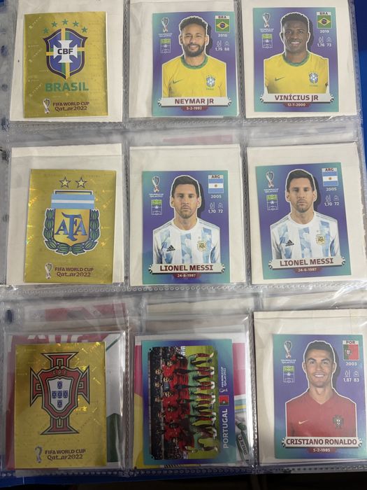 Extra Sickers e Cromos raros Mundial Qatar 2022