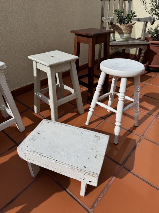 Banco rustico de madeira antigo (preço desde 15€)
