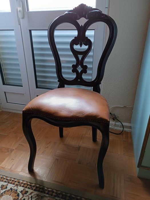 Mesa de Sala extensível + 6 Cadeiras