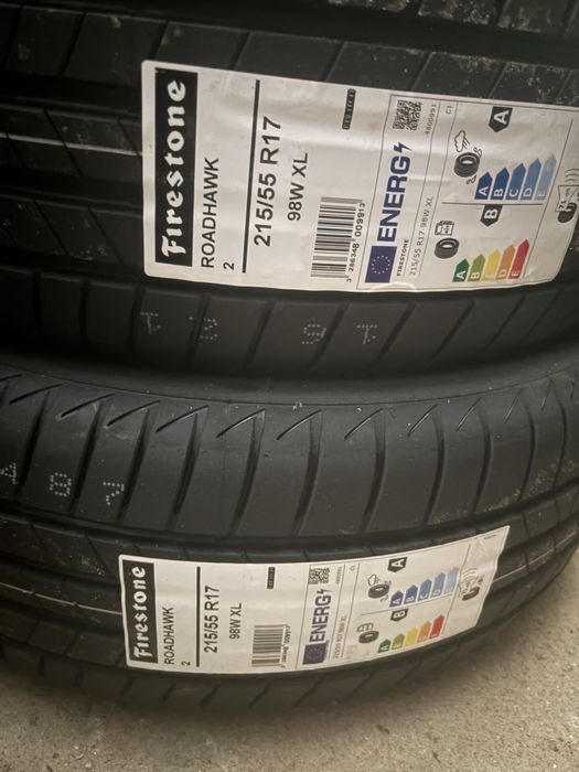 2 pneus novos 215-55/17 Firestone Roadhawk 2