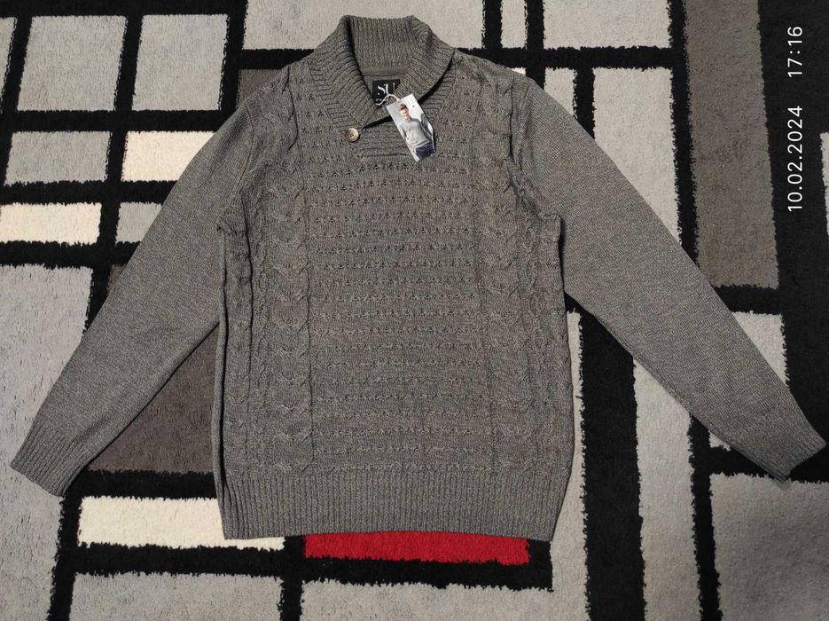 Новий,в'язаний джемпер,полувер для хлопчика 15-16 р-Straight Up