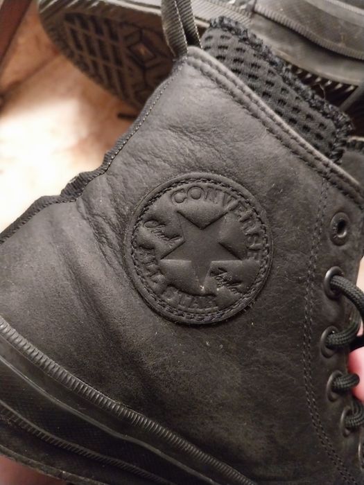 Converse all starts em pele genuina