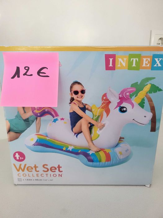 Boia inflável de unicórnio INTEX