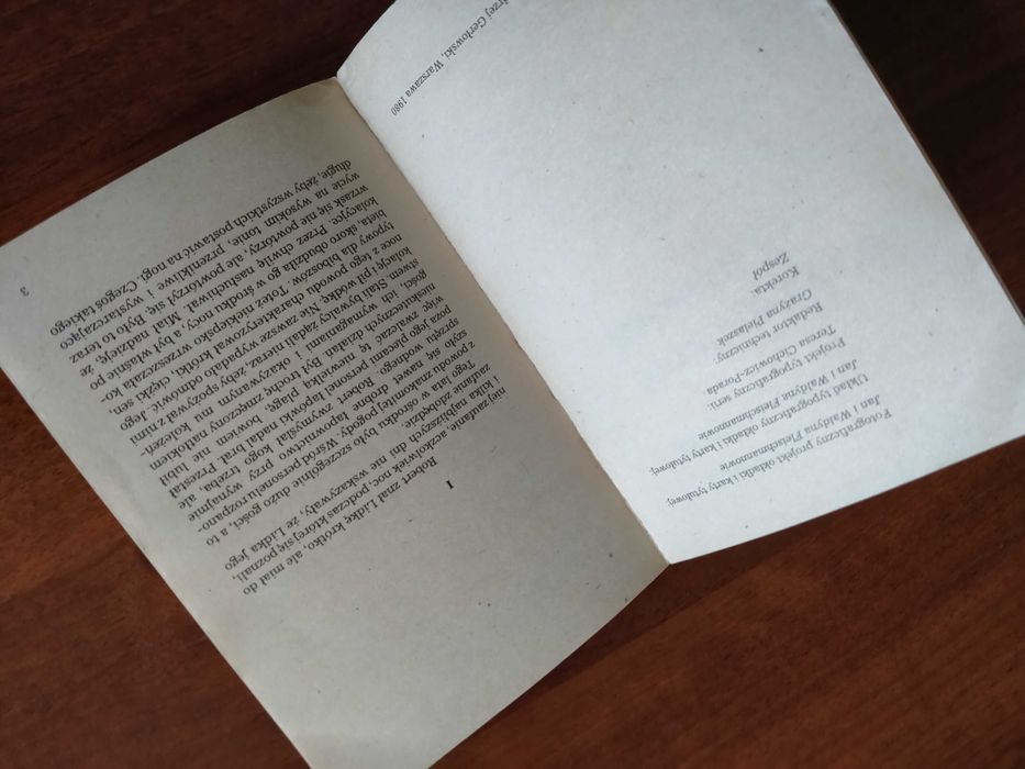 Stabilne życie Roberta K., Andrzej Gerłowski, książka, kryminał PRL