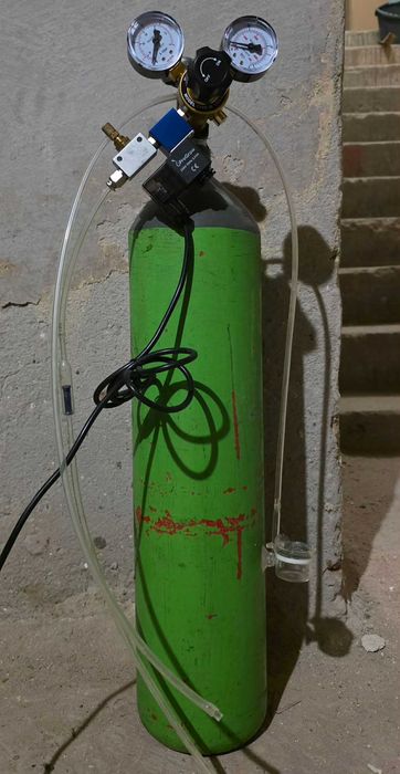 Zestaw CO2 do akwarium butla 5l