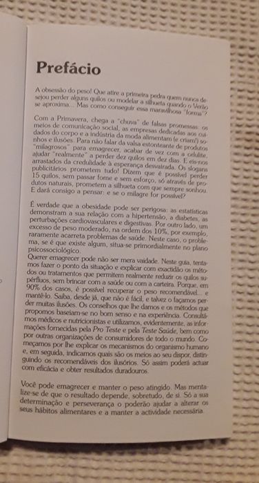 Livro: Emagrecer, do mito à realidade (Deco Proteste)