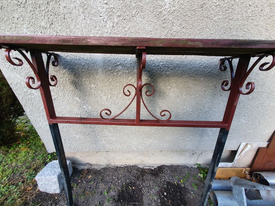 Ławka na cmentarz 116x27,5x109,5 bez desek