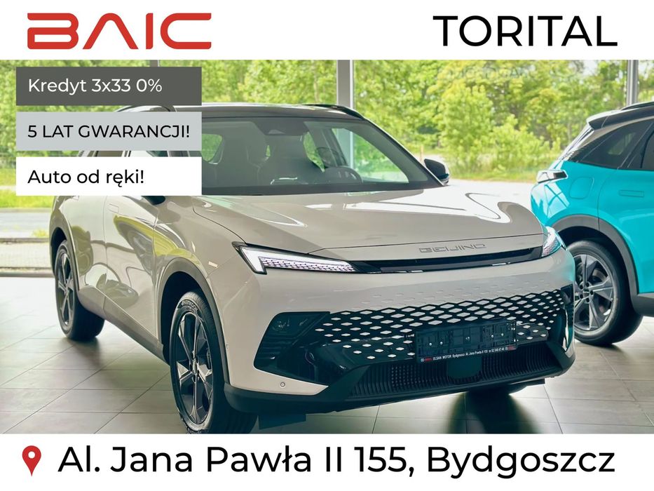 BAIC 5 KREDYT50/50 0% Instalacja gazowa LPG za 1zł! Salon Bydgoszcz Torital.
