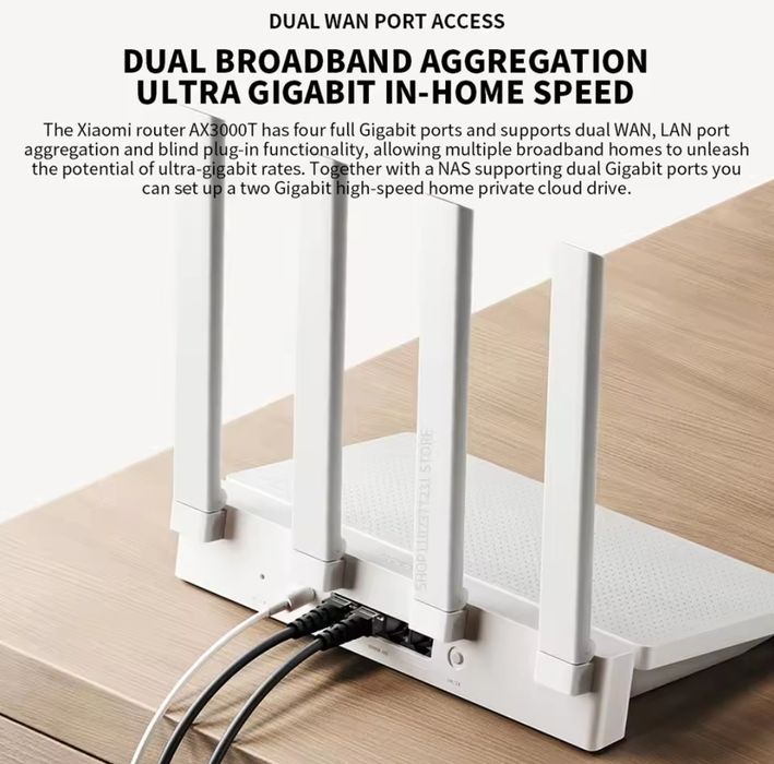 Мощный роутер Xiaomi AX3000T Wi-Fi 6 Mesh, 2.5Gbit
