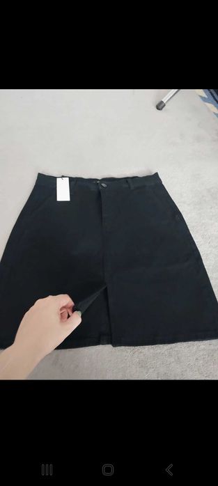 Nowa jeansowa spódniczka czarna L xl
