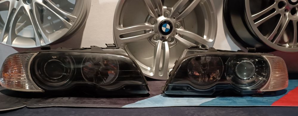 Conjunto de faróis xénon originais Bosch,para bmw E46 coupé fase 1