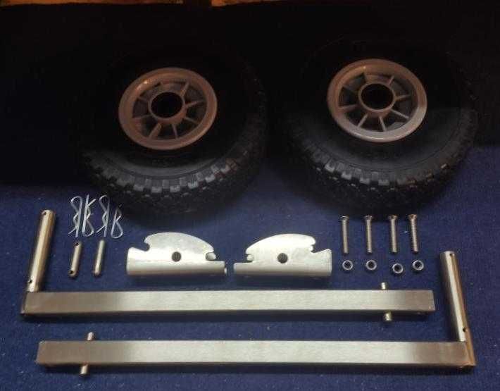 Транцевые колеса для лодки НДНД, транцеві колеса нержавійка КТ4Н для ч