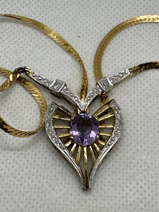 Колье серебро 835 Кольє позолота