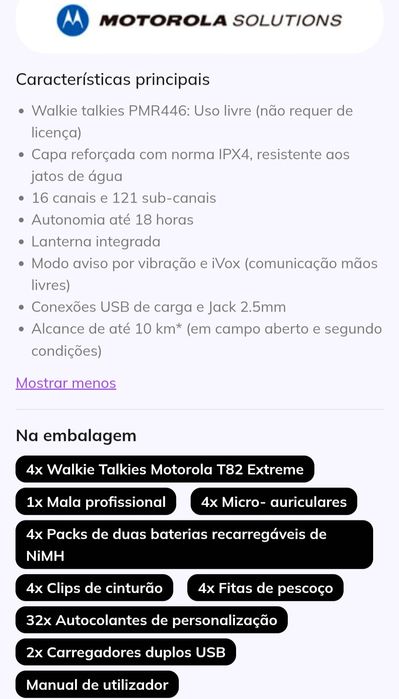 walkie talkies como novos