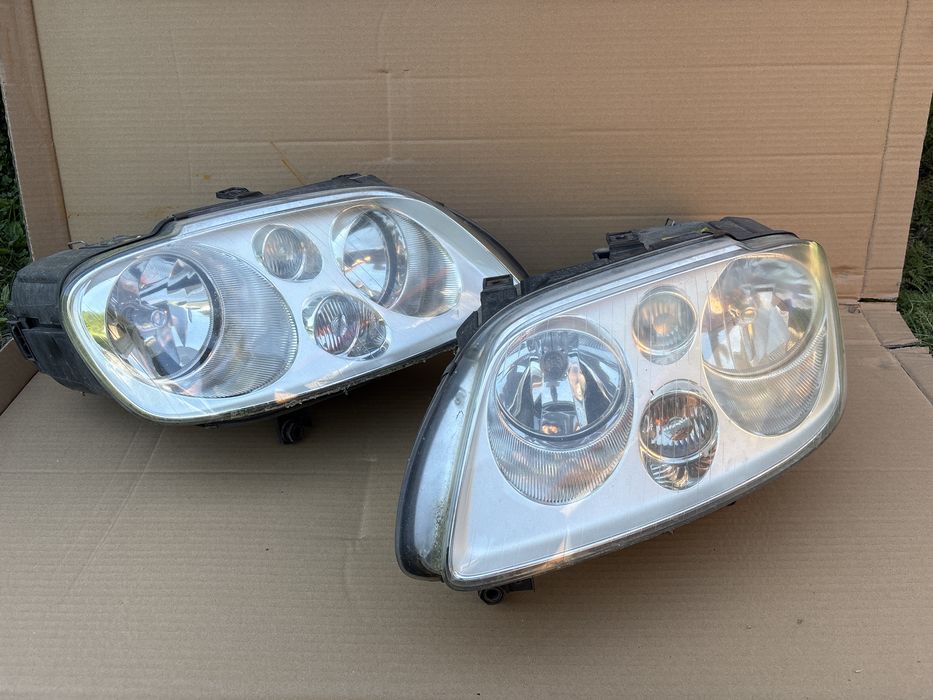 Touran 1 lampa przod lewa prawa europa kompletne ladne