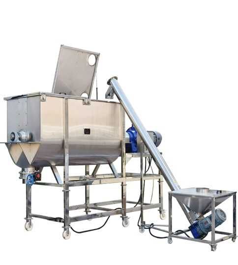 Mixer Mieszalnik wstęgowy poziomy nierdzewny 1500l