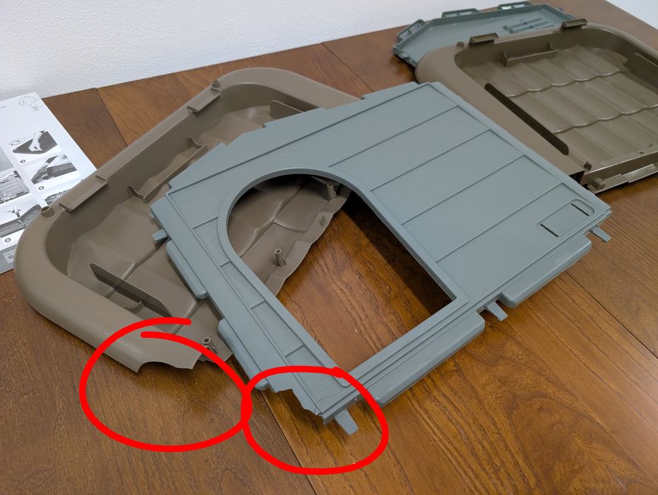 Kerbl Domek dla Kota Psa Paola Eco 60x51x41cm Niebiesko-Szary USZKODZO