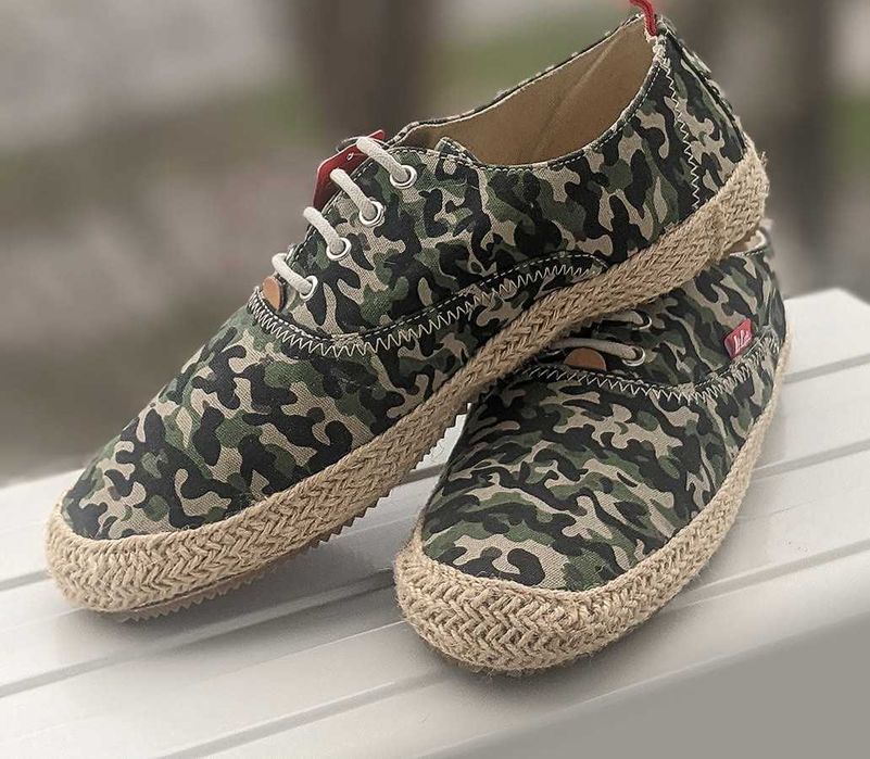 Мокасини Lee Cooper нові лофери еспадрильї мілітарі камуфляж 43,5