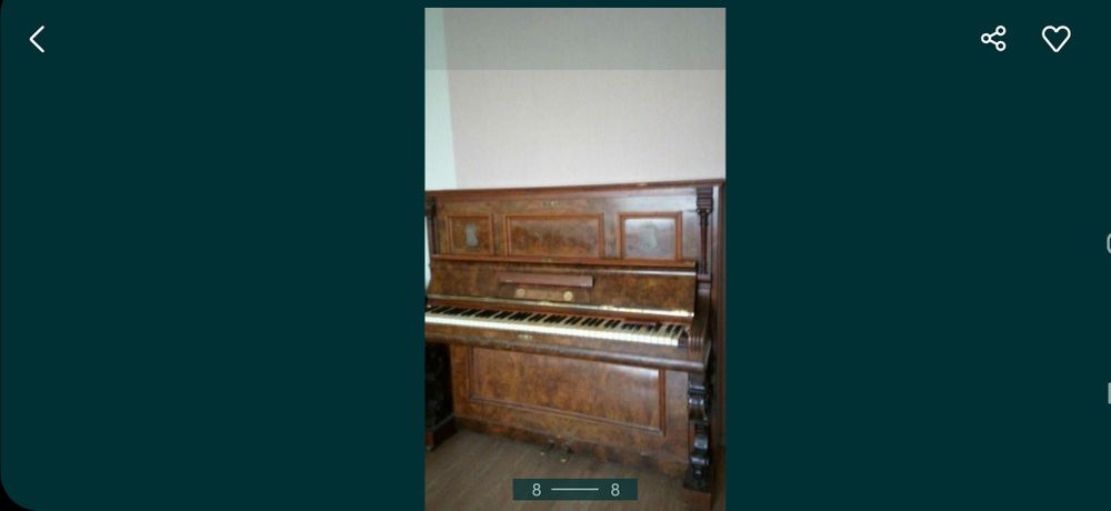 пианино старинное Немецкое
