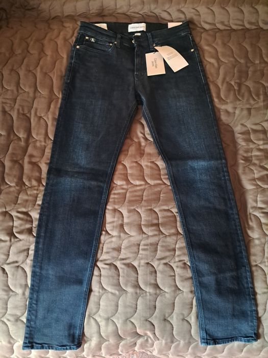 Джинсы Skinny мужские Calvin Klein Jeans J30J323695-1BJ W33L32 Синие