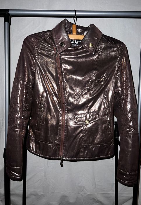 Блискуча куртка Dolce&Gabbana. Розміру L