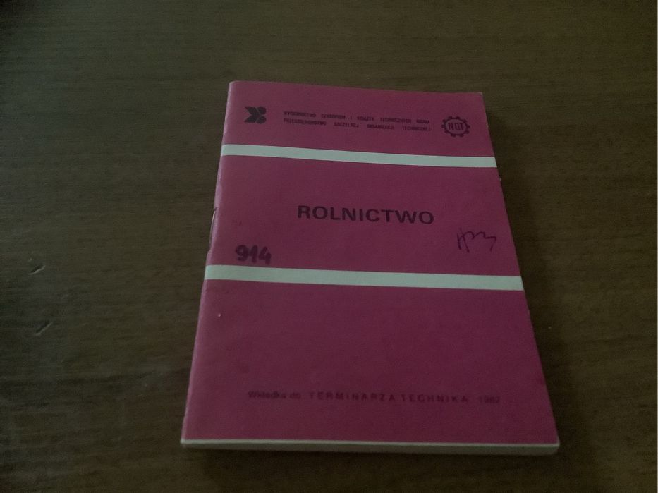 Rolnictwo dodatek do terminarza technika
