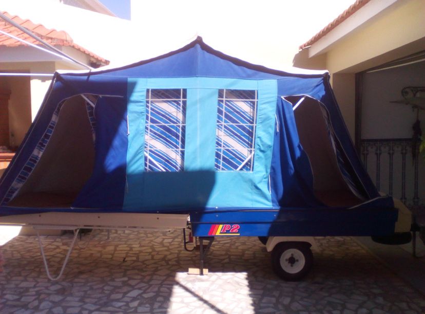 Atrelado tenda T2 com avançado