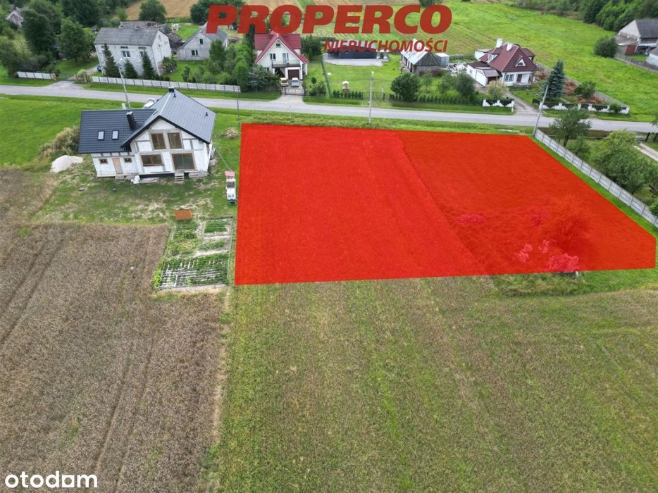 Działka 1500m2, Piotrowiec gm.Łopuszno
