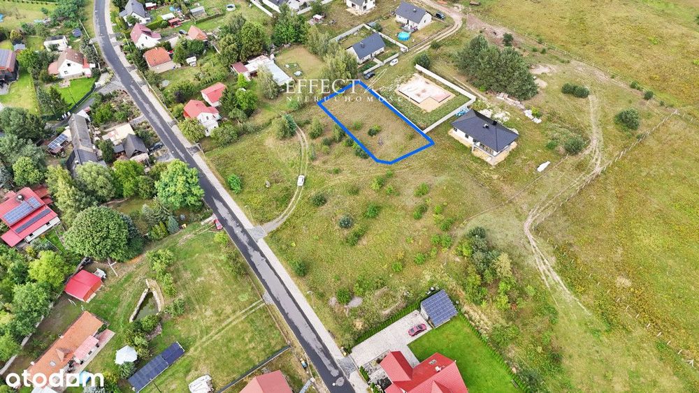 Działka 956 m² z gotowym planem pod budowę domu - Więcej