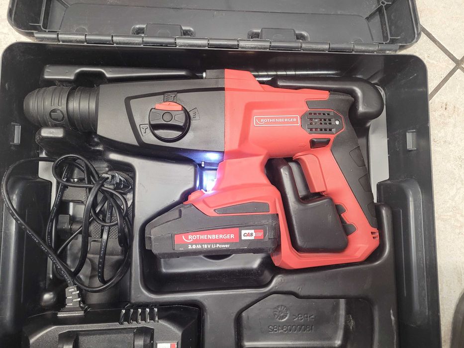 Rothenberger RO RH4000 - młotowiertarka aku 18v komplet jak nowa fv