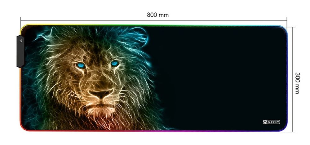 Tapete leão RGB 80x30