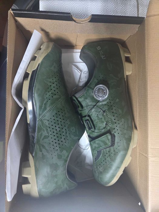 Sapatos Shimano RX6 green camo 46