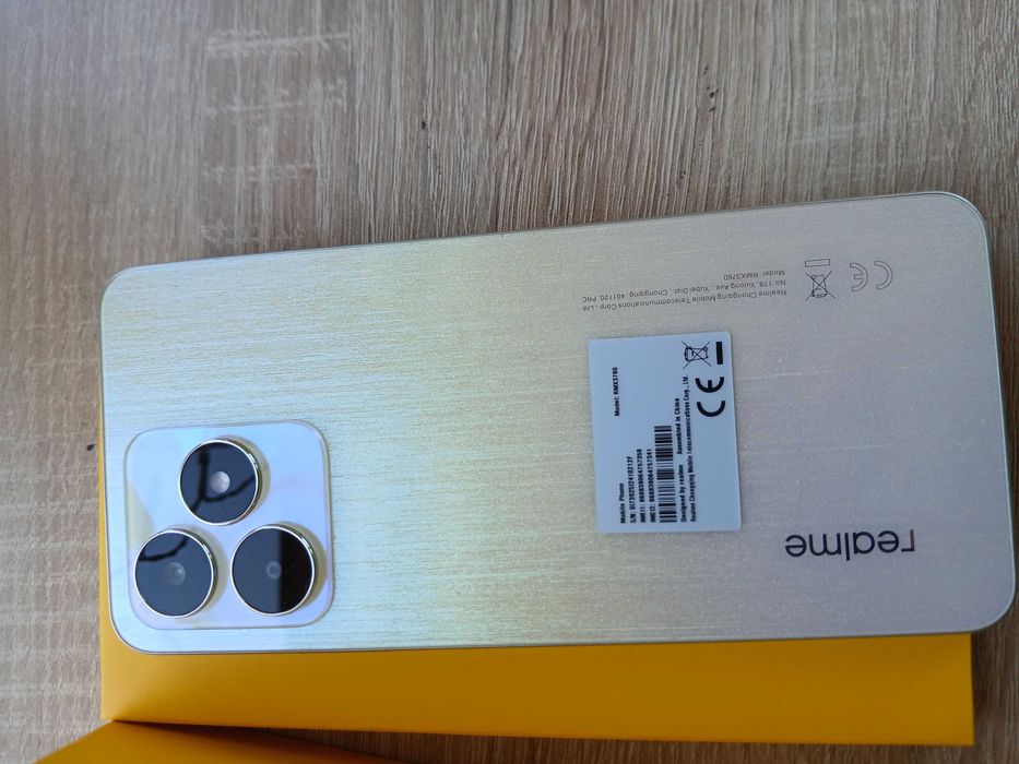 Realme C53 6/128GB złoty, stan idealny, komplet + etui GRATIS