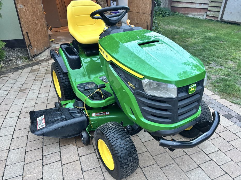 JOHN DEERE S170 24 KM traktorek kosiarka USA duże koła