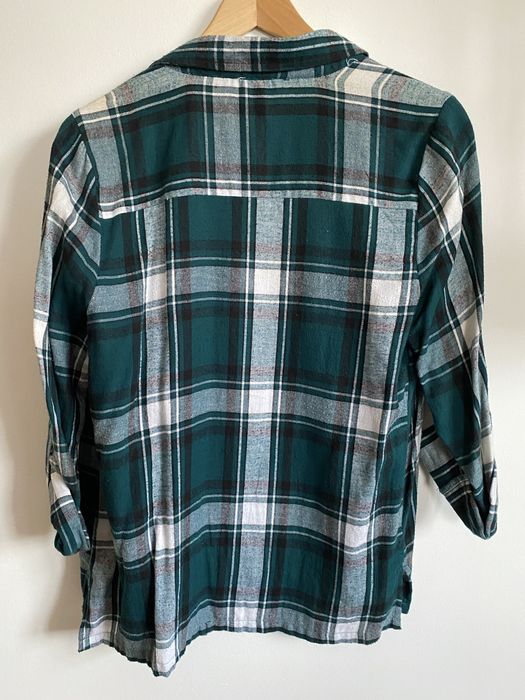 Camisa xadrez tons verde Primark