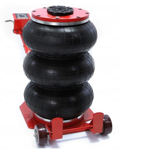 Podnośnik pneumatyczny bałwanek 3,5T ŻABA + wąż gumowy 5m