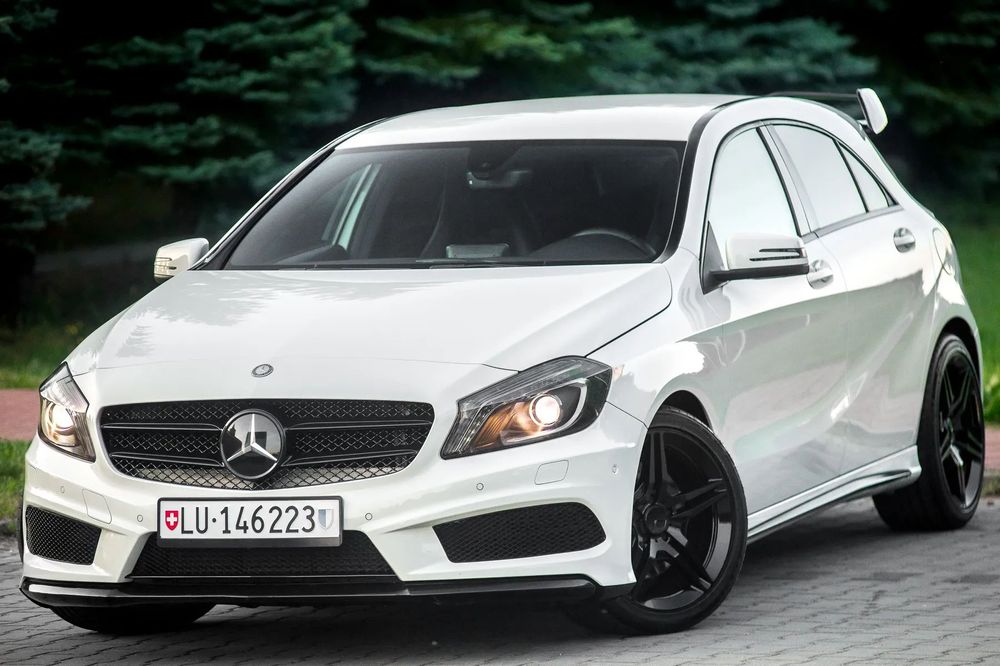 Mercedes-Benz Klasa A SPORT-Pakiet 2.0B 211Ps 4x4 Skóra Bixenon Navi Ledy Alu18 ZADBANY