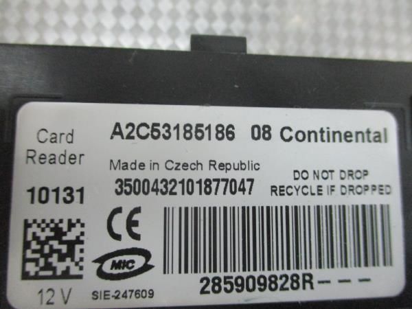 Leitor de chave de ignição RENAULT Megane III (BZ0_)