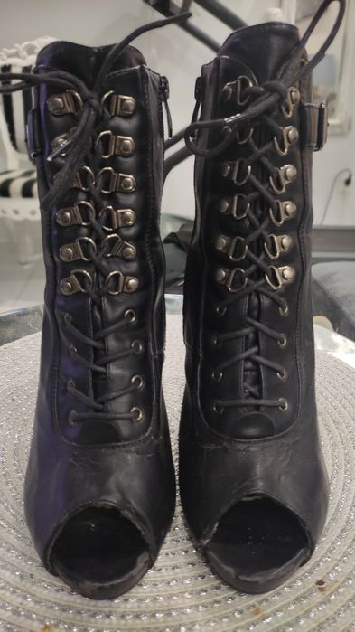 Buty damskie ze skóry ekologicznejj