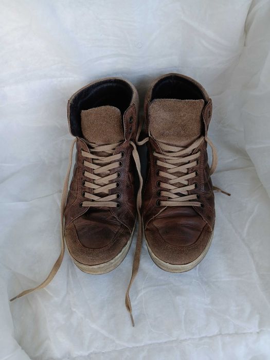 Botas sapatos Bocage em pele com atacadores