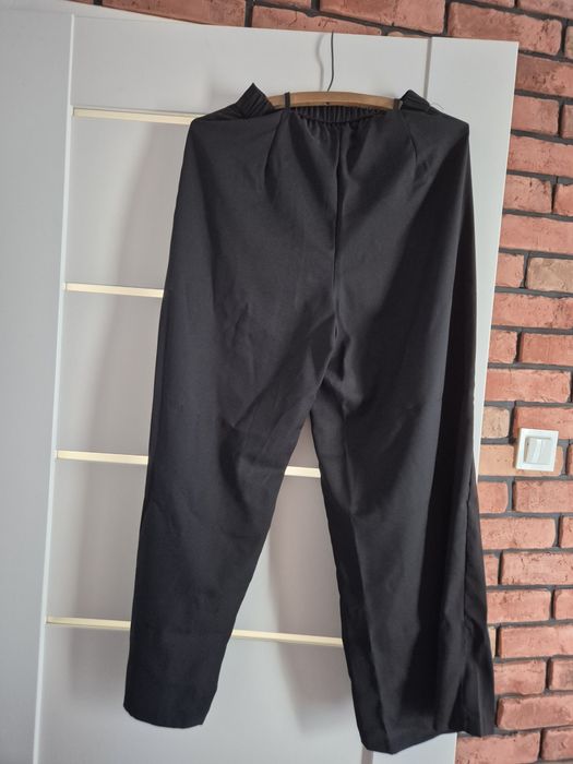 Garniturowe spodnie wide leg