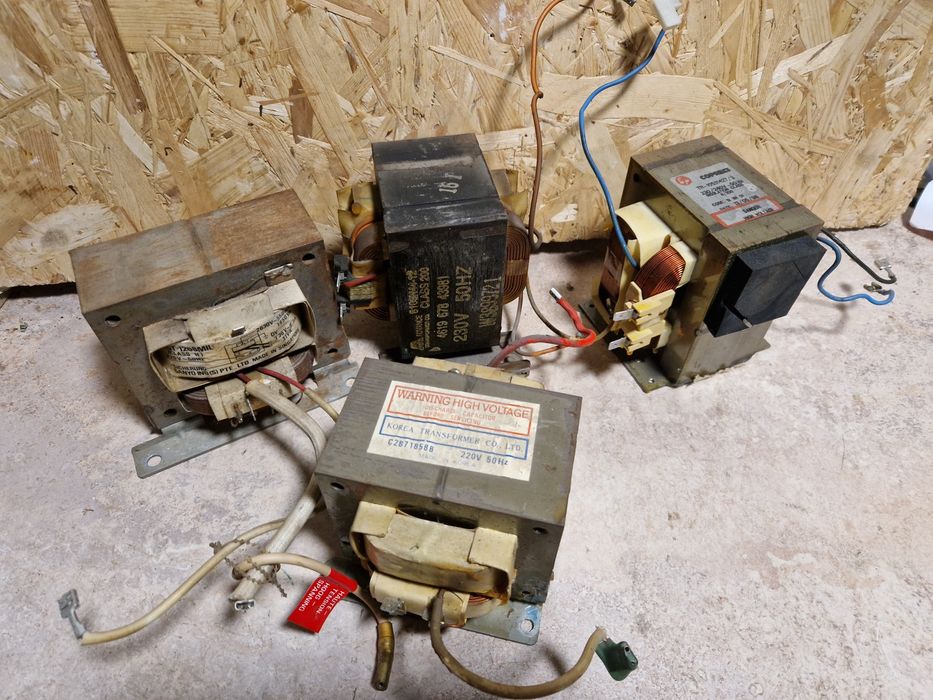 DUŻY Transformator z mikrofalówki 1000w spawarka zgrzewarka elektromag