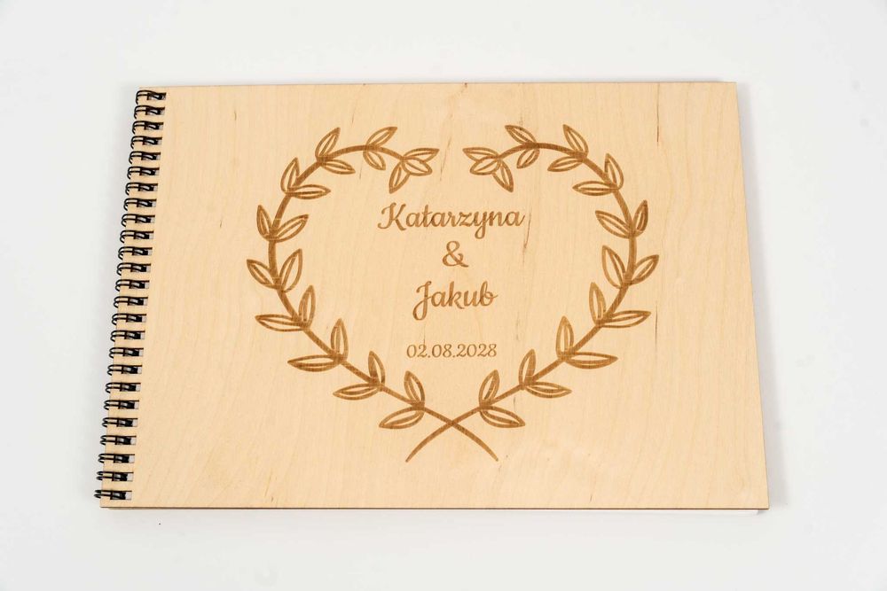 Personalizowana Księga Gości z Ankietą Weselną