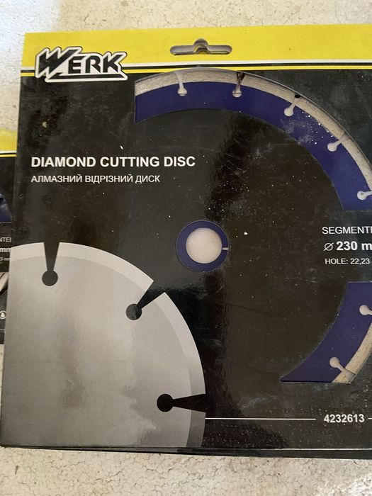 Диск алмазний ,по бетону, відрізний Werk 230мм