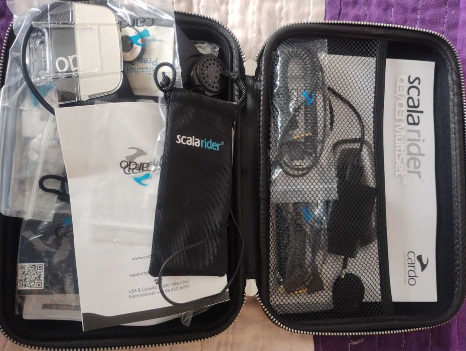 Intercom motocyklowy SCALA RIDER Q3 DUAL - podwójny, 2 szt