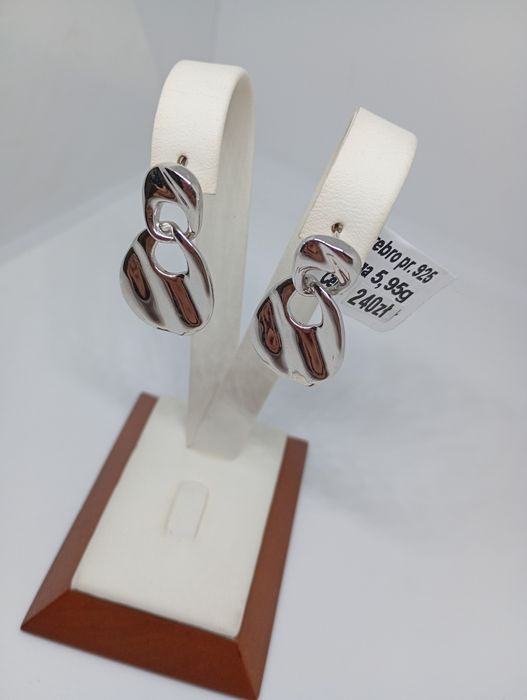 Kolczyki Srebrne pr.925. *NOWE*. KOMIS MADEJ