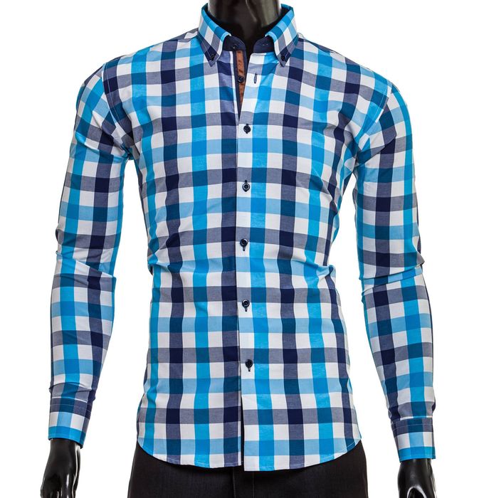 Stylowa koszula męska Victorio rozm. L 41/42 slim fit