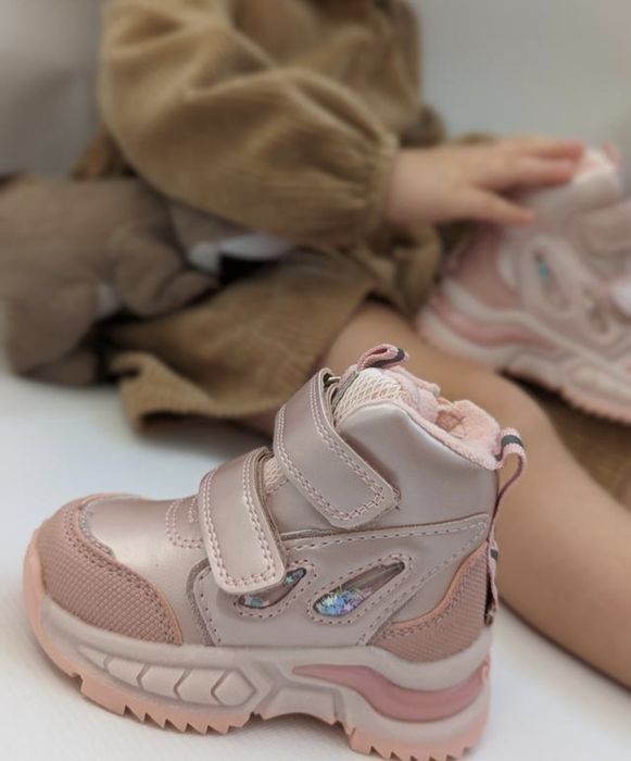 Зимові черевики для дівчинки чоботи сапожки зимове взуття обувь зимняя